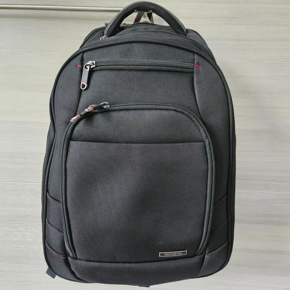 Samsonite‎ Xenon 2 Laptop TSA Checkpoint Friendly Laptop Backpack Black Red Bag